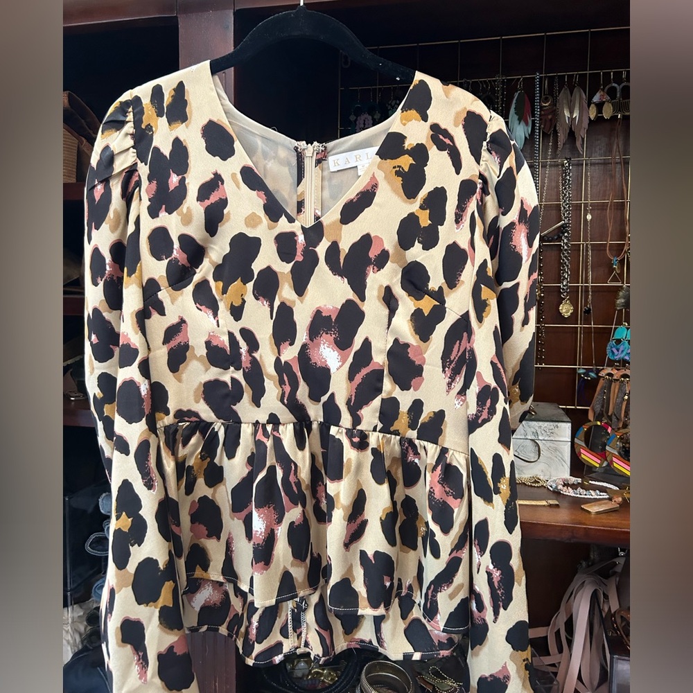 Karlie Peplum Top